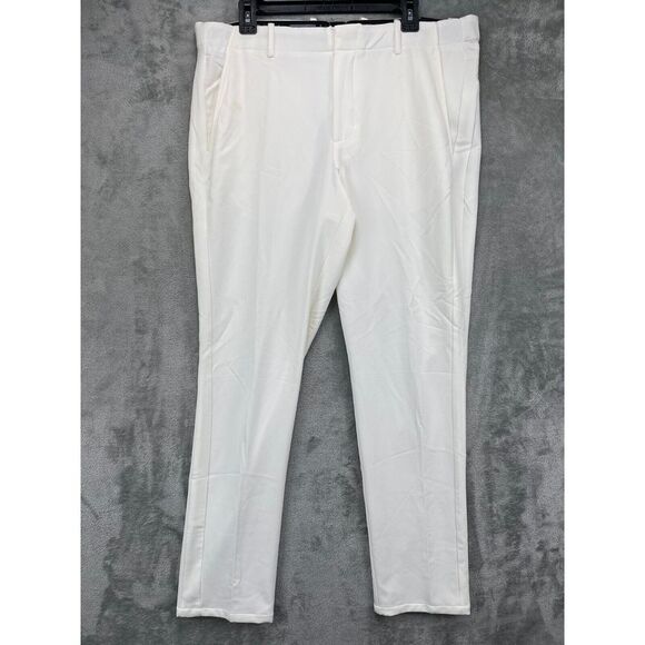 NWT Nike Men's Flex Vapor Pants 36x32‎ Ivory Slim Fit BV0273-133 - Picture 1 of 12